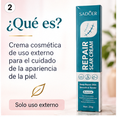 Crema Reparadora de Cicatrices SADOER