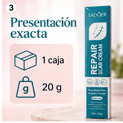 Crema Reparadora de Cicatrices SADOER
