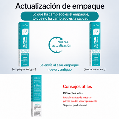 Crema Reparadora de Cicatrices SADOER