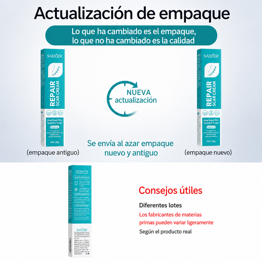 Crema Reparadora de Cicatrices SADOER